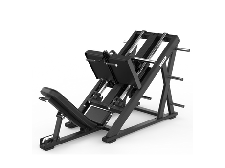 Shua G8919 Iso Linear Leg Press plate loaded machine, studio render 1 of 2