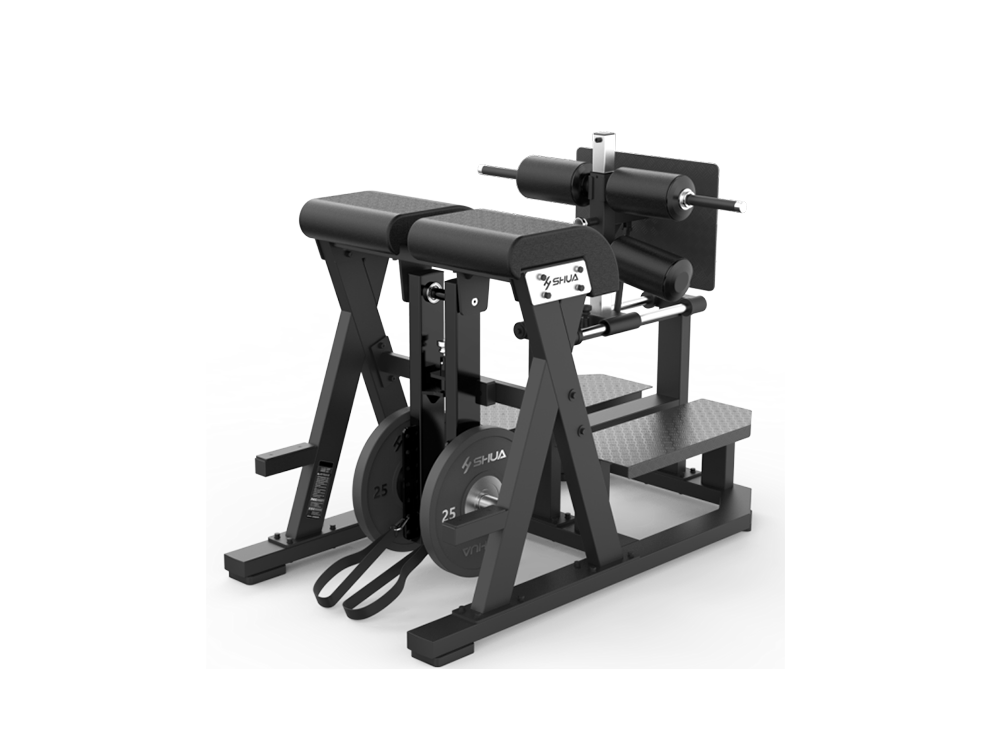 Shua G8924 Glute Ham Bench, studio render 1 of 2