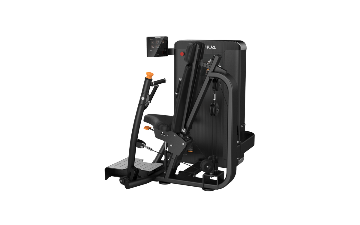 Shua G9801 Smart Chest Press selectorized machine, studio render 2 of 4