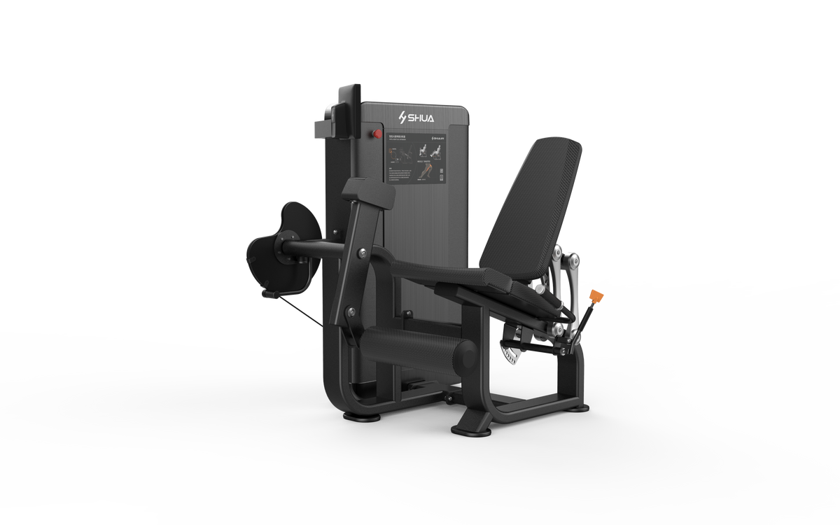 Shua G9806 Smart Leg Extension selectorized machine, studio render 1 of 4
