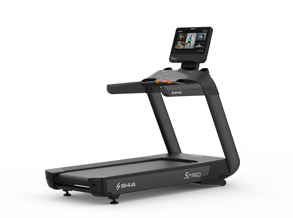 Shua T9100 Treadmill, 32in Touch, studio render 3 of 4