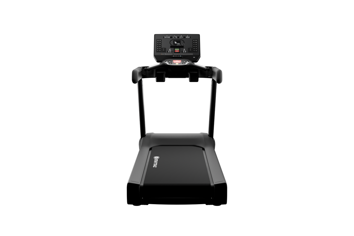 Star Trac 8TRx treadmill with LED console — front view