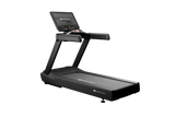 Star Trac 8TRx treadmill with 24-inch touch console — 45-degree left view